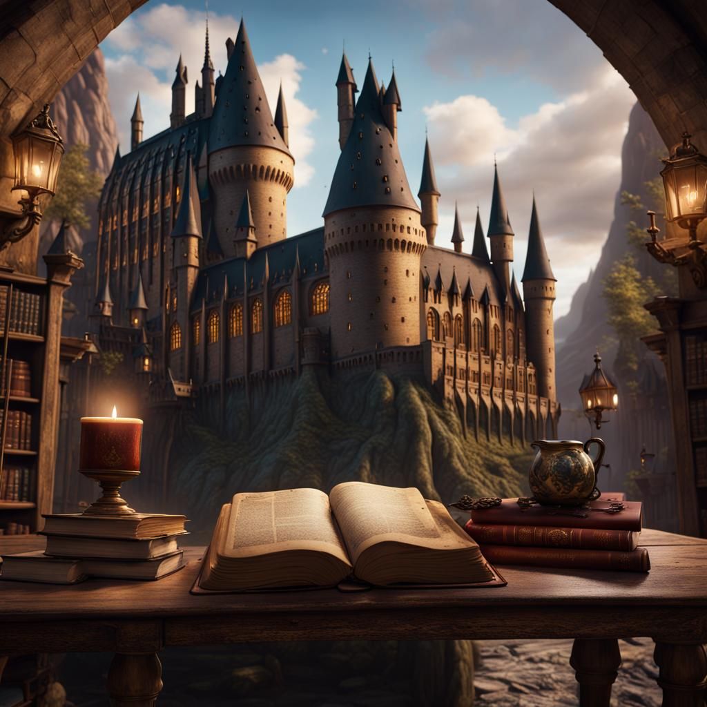 Harry Potter Book Comes to Life: Fantasy Art