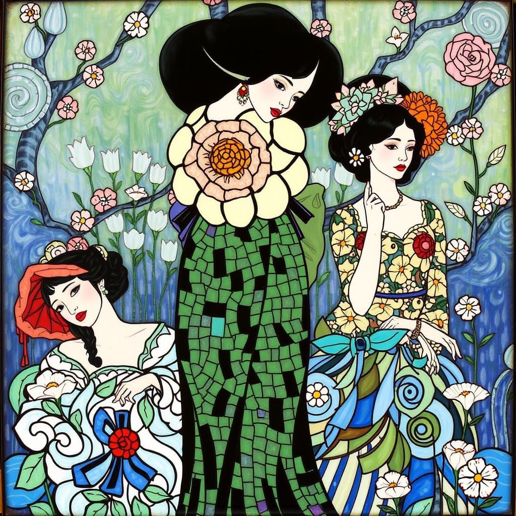 Dreamy Impressionist Cityscape in Whimsical Artistic Fusion