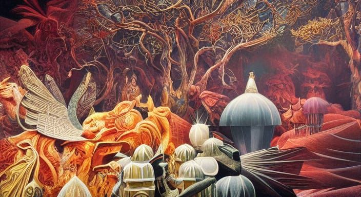 Dark Pine Tree Bark in High Contrast