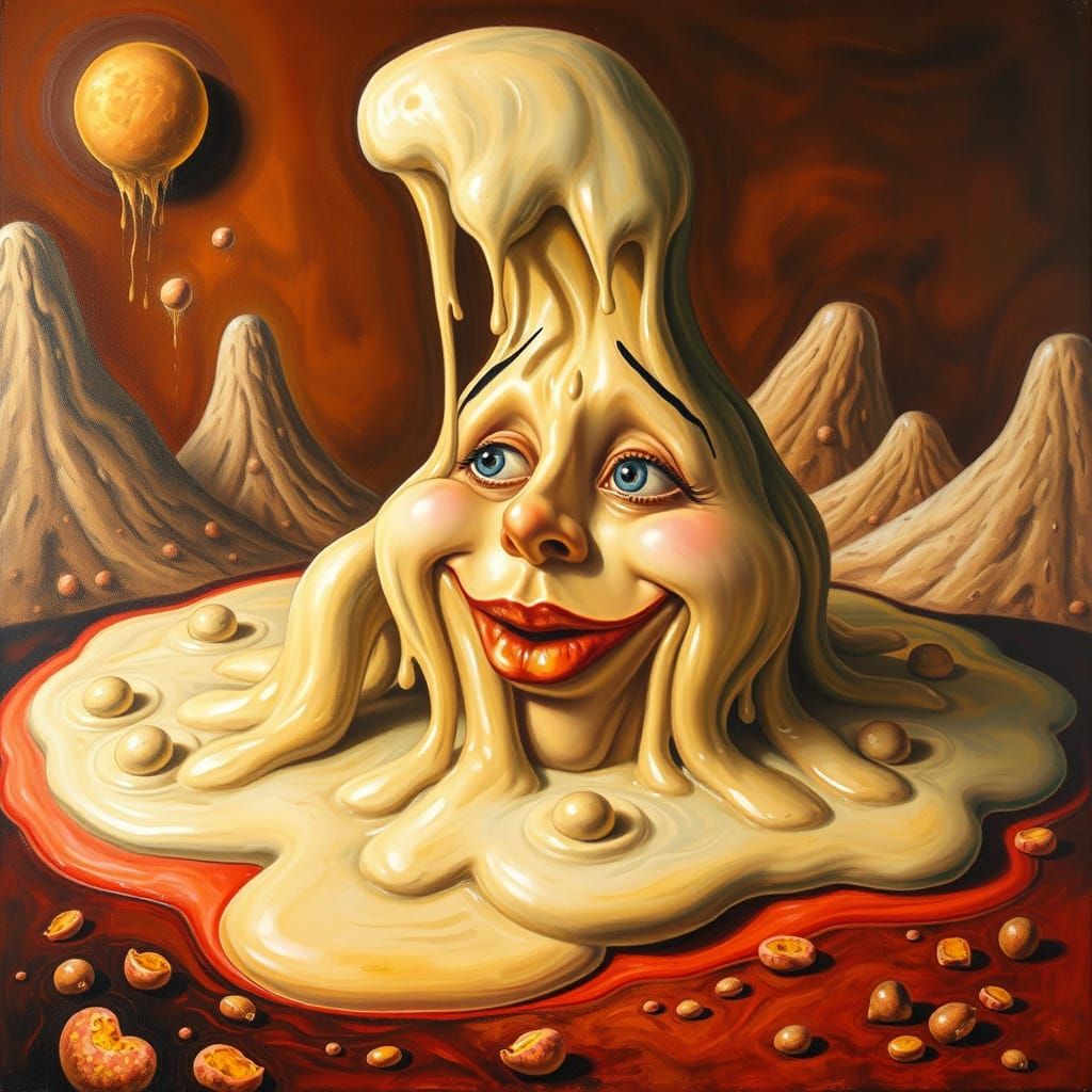 Surreal Melting Forms Inspired by Salvador Dalí