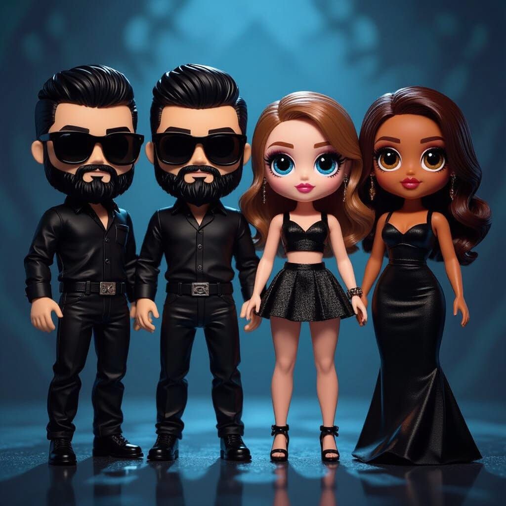 LOL Surprise Dolls in Dark Stylish Aesthetic