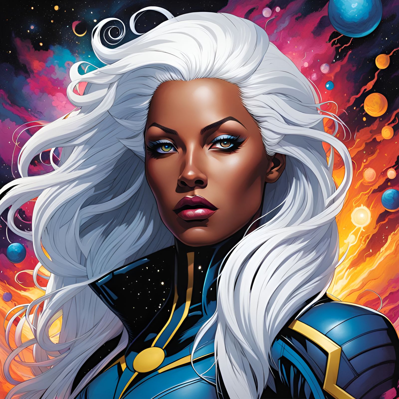 Portrait of X-men Storm