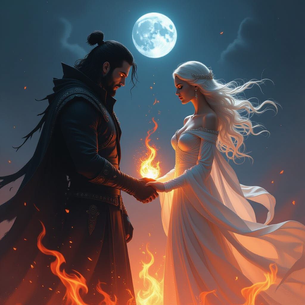 Twin Souls: A Study in Light and Shadow