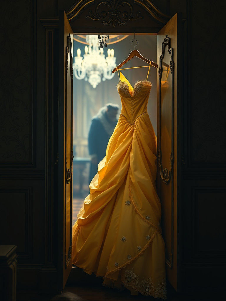 Enchanted Ball Gown in Forgotten Castle