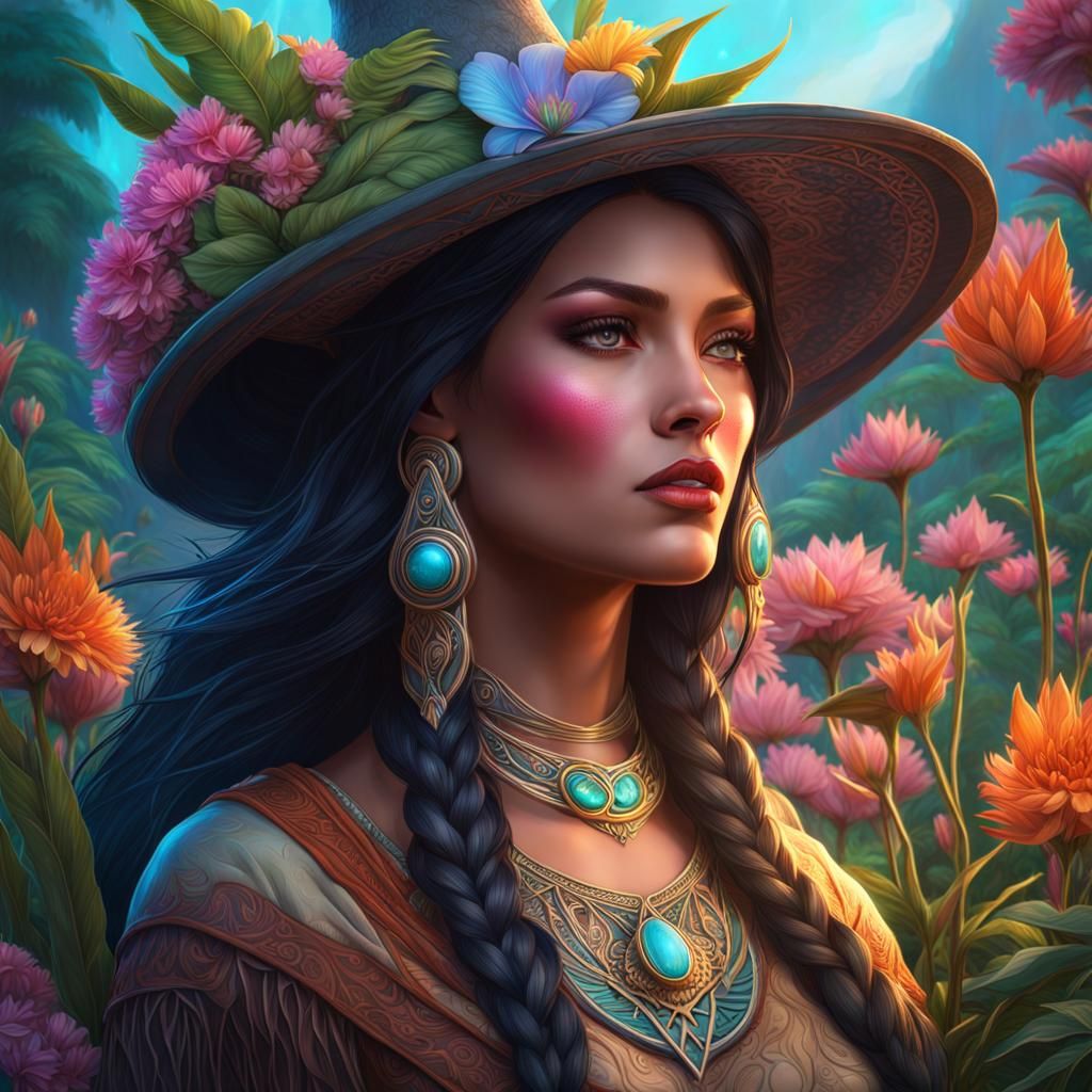 Iridessa, wicca of the sacred Willow Woodland