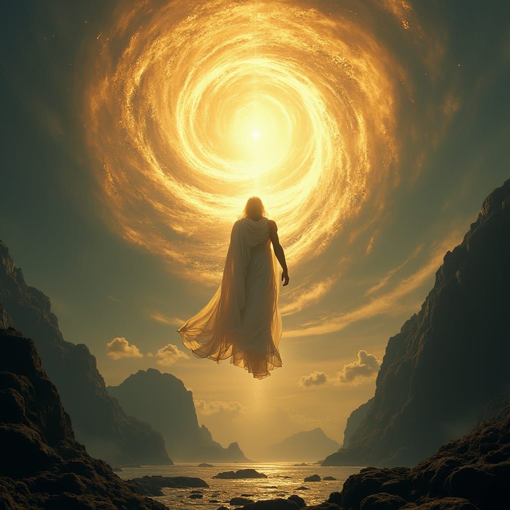 Dramatic Depiction of Humanity's Creation