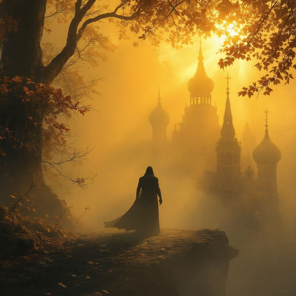 Saint Petersburg Silhouette at Golden Hour