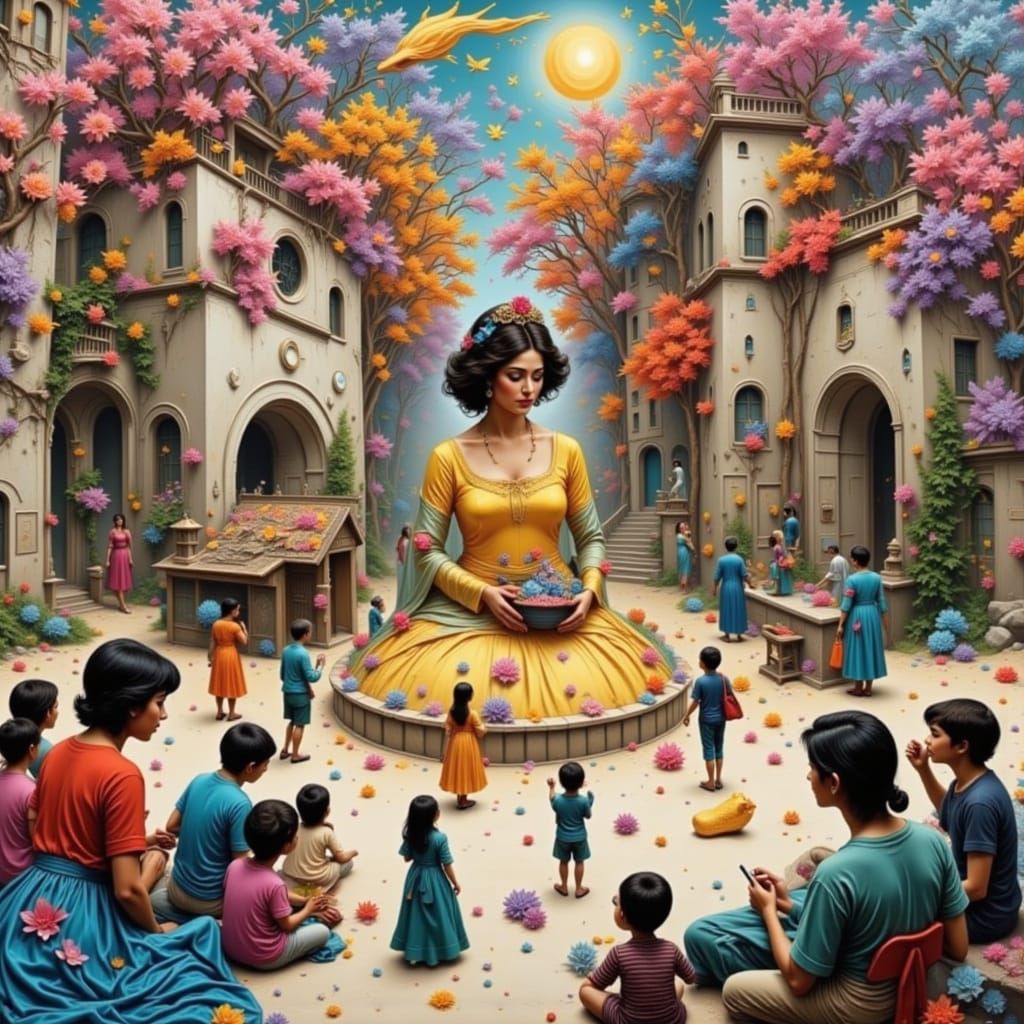 AI Generated Image of Diverse Characters