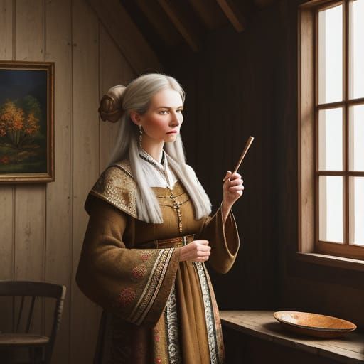 Whimsical Folk Art: Curator in a Golden Lithuanian Museum