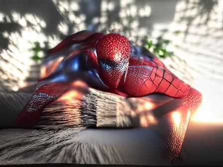 Hyperrealistic Spiderman in 16k Resolution
