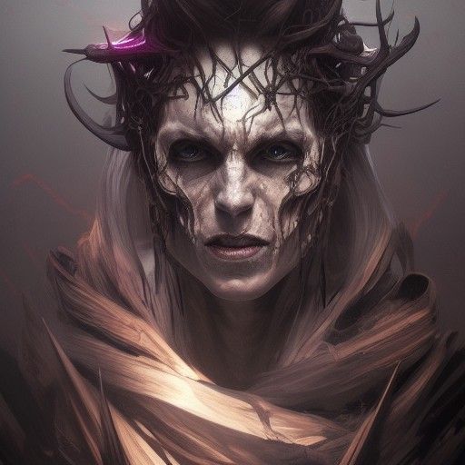 Detailed Portrait of a Dark Lord in Unreal Engine 5