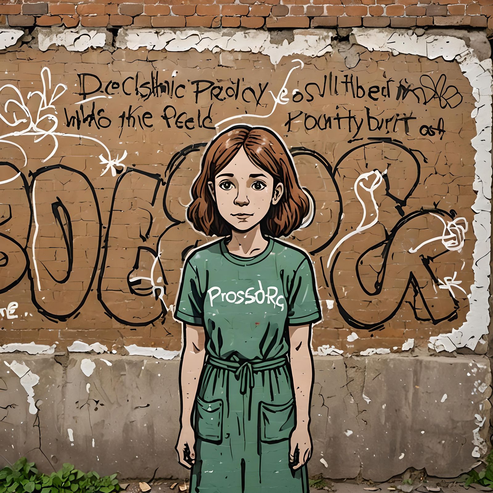 Prehistoricore Graffiti Art of Becky's Wish