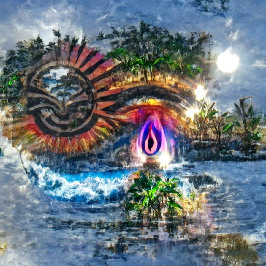 Radiant Psychedelic Twilight: Eye of Kanaloa