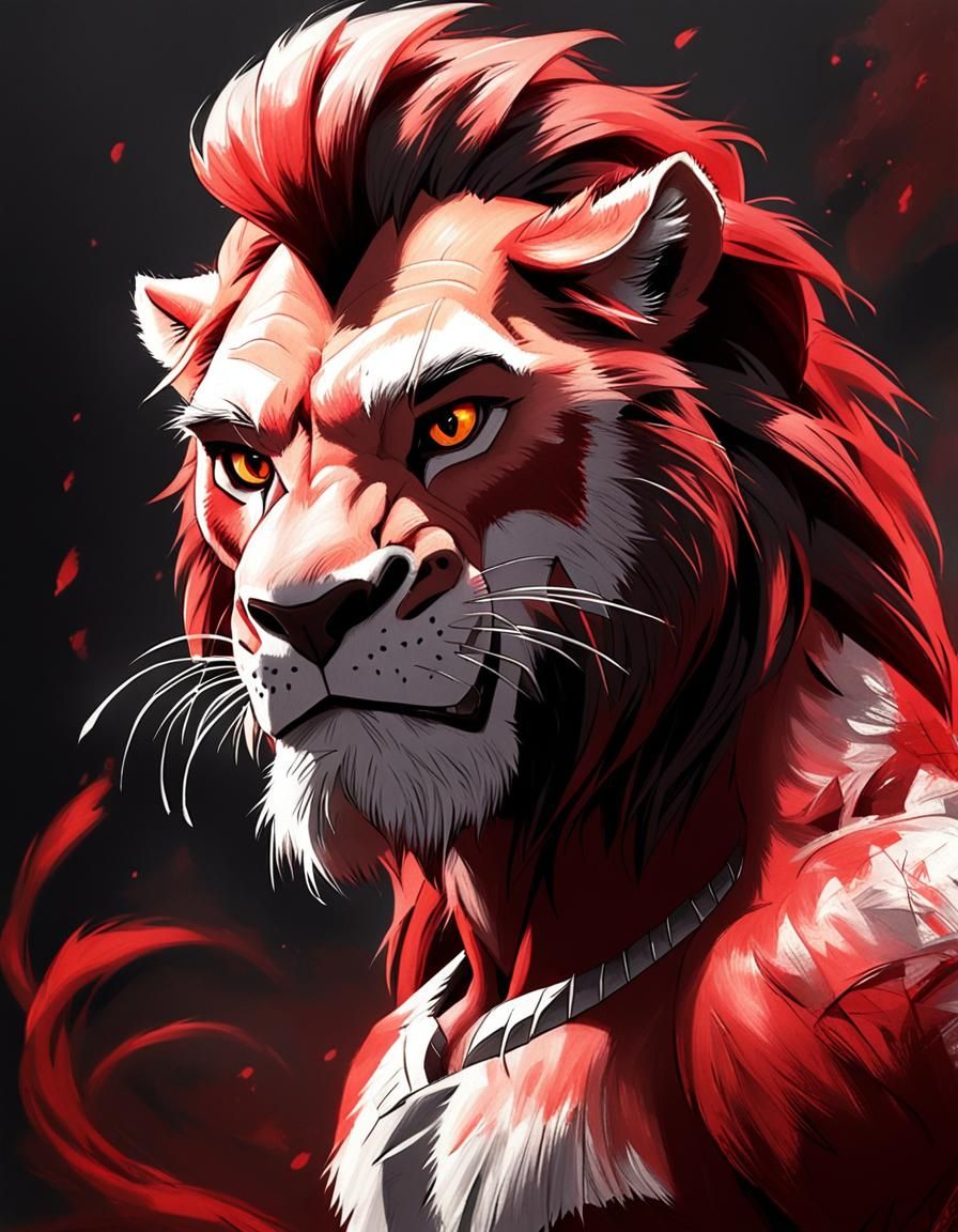 Scar: Dramatic Charcoal Sketch of Lion King Villain