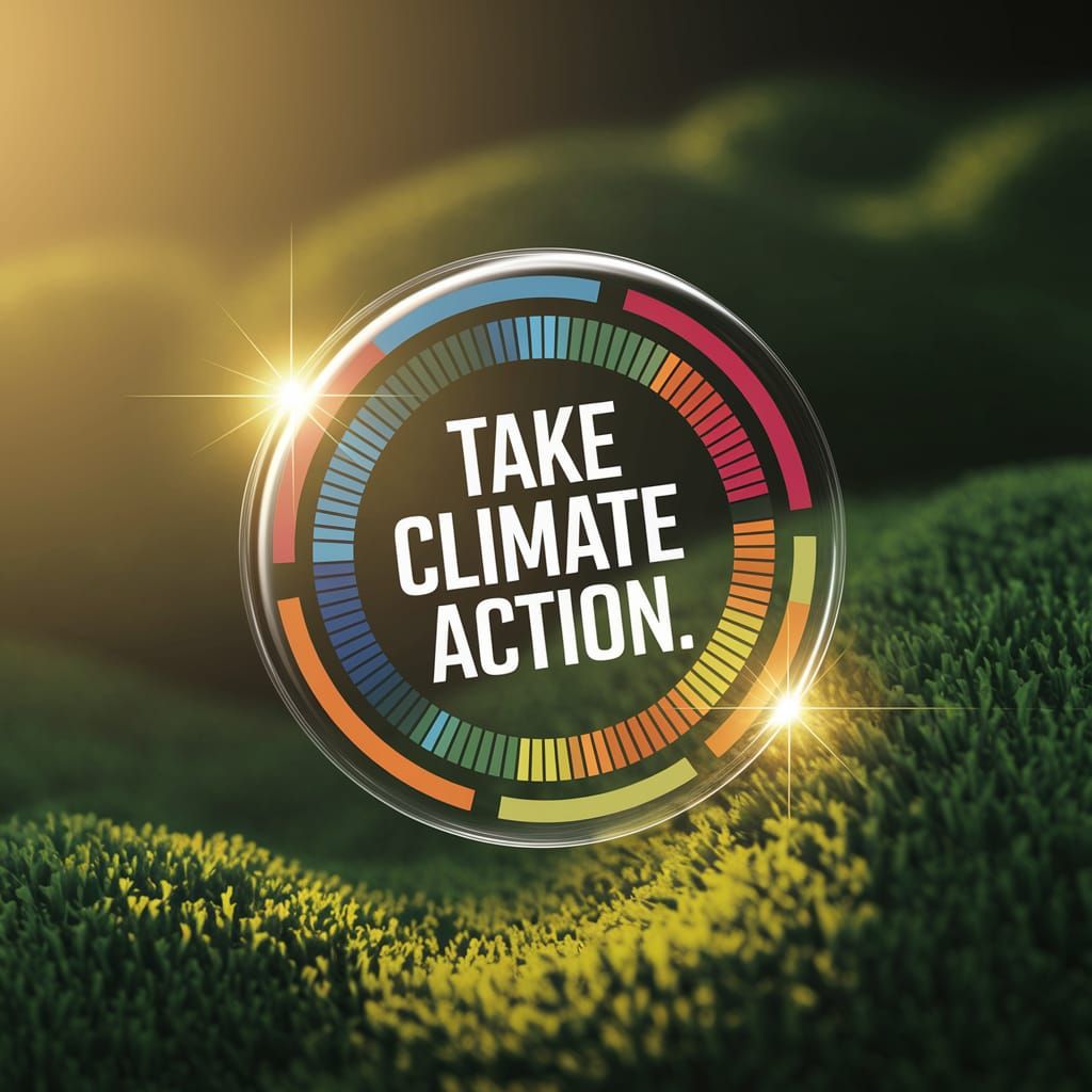 UN SDG 13 Logo in Clean Vector Style