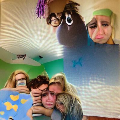 Abstract Expressionism Explosion of Color and Chaos