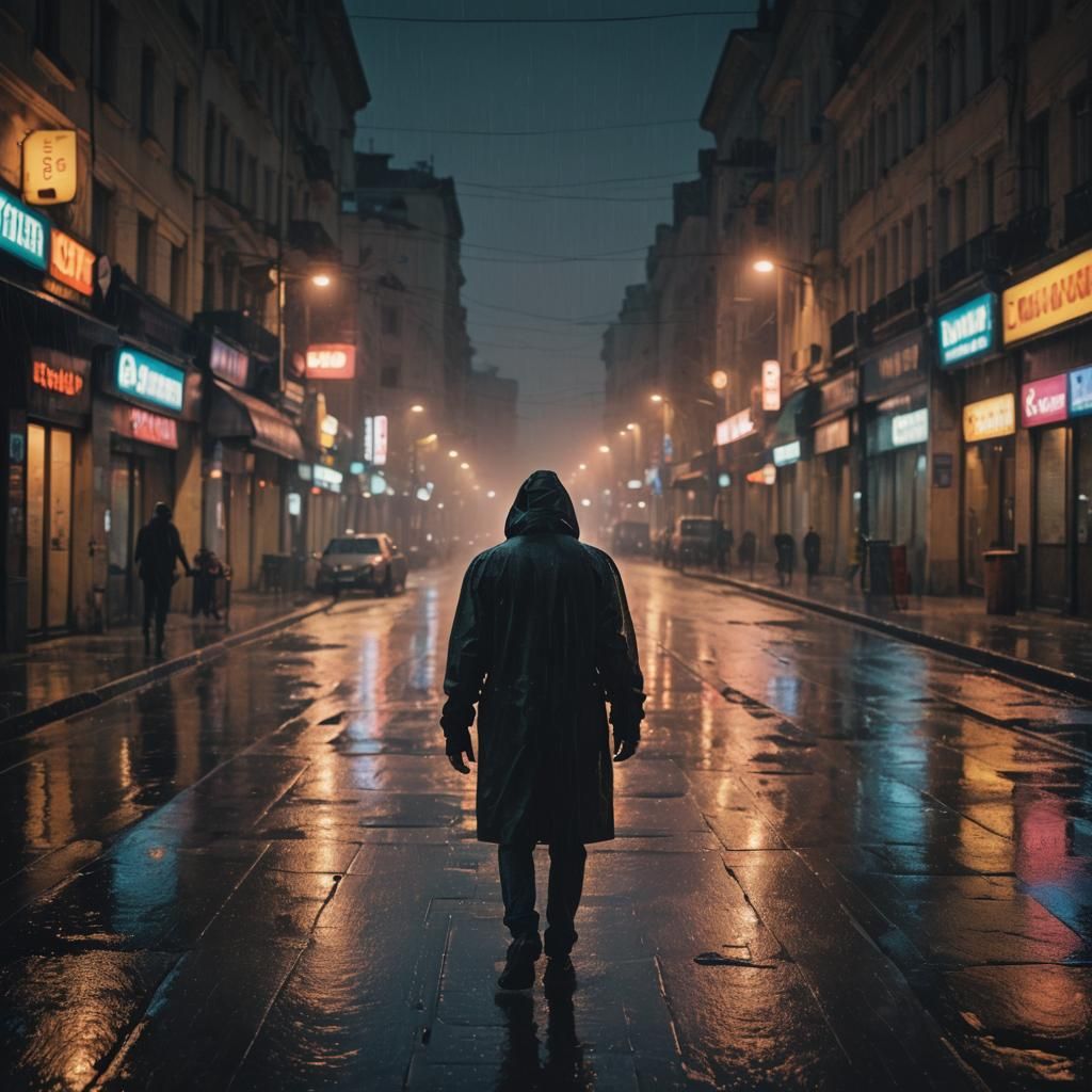 Bucharest Cinematic film still, shot on v-raptor XL, film grain, vignette, color graded, post-processed, cinematic light...