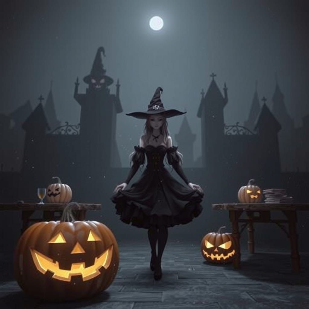 Eerie Halloween Party for Witches Club