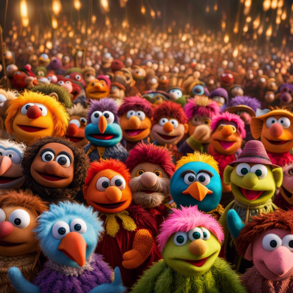 Hyperdetailed Puppets in Natural Lighting