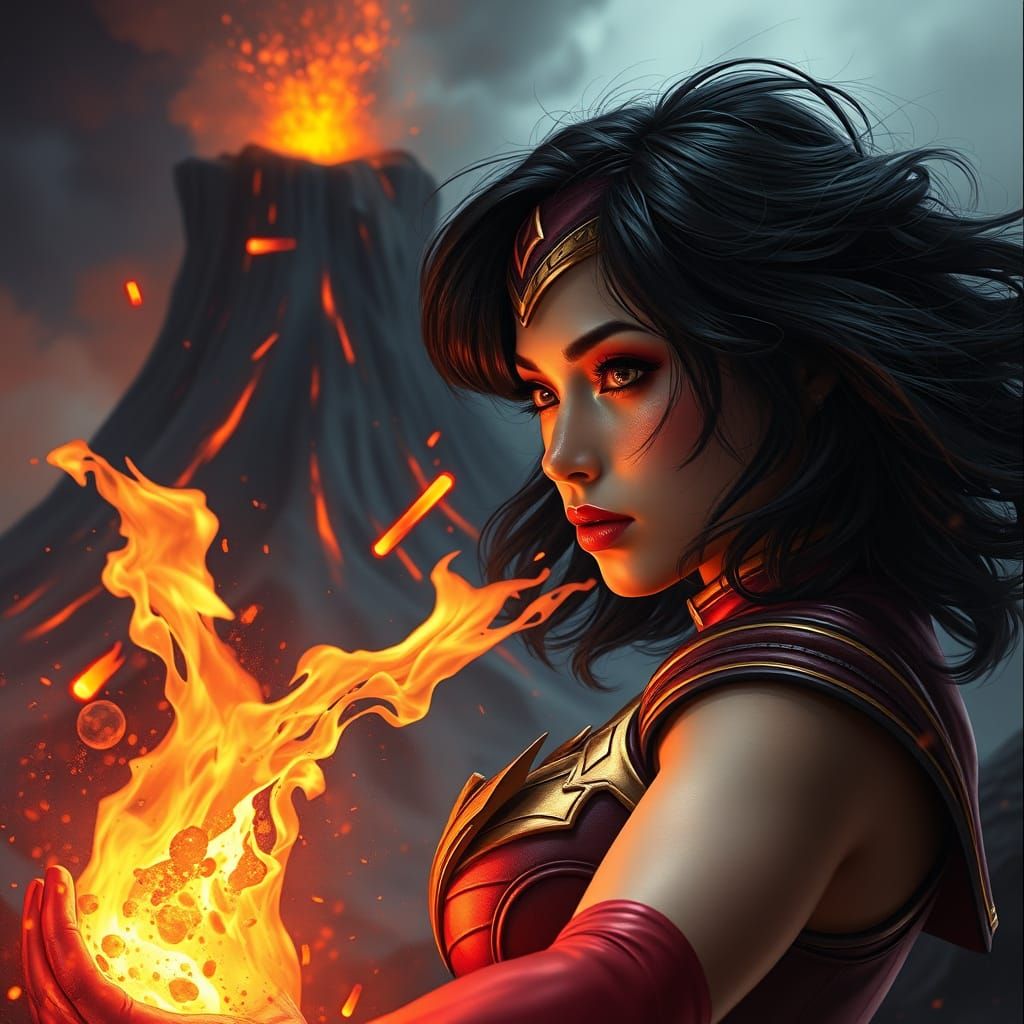 Sailor Mars Wields Fire Magic