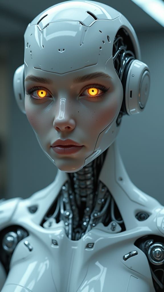 Realistic AI Avatar: Visual Representation of Advanced Techn...