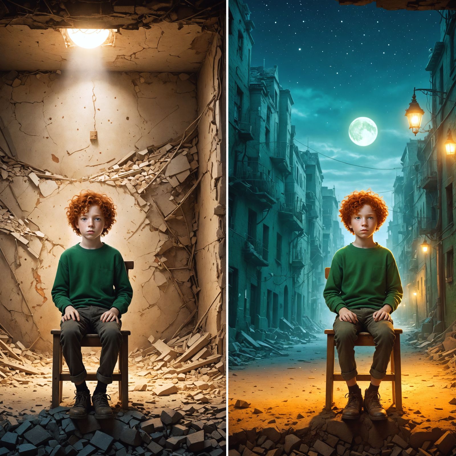 Surreal EMDR Therapy Journey in Dreamlike Setting