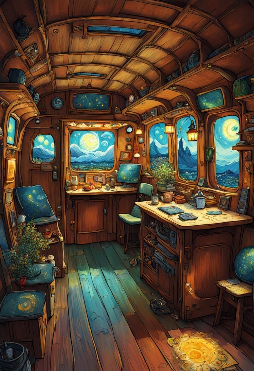 Whimsical Sci-Fi Fantasy Home in Fairytale Style