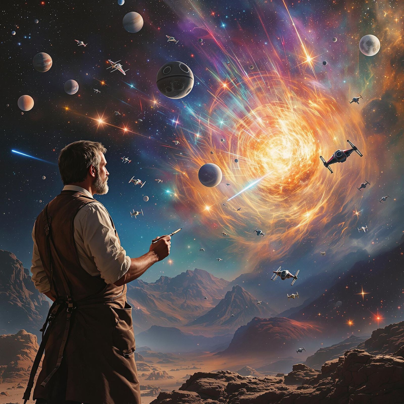 Futuristic Space Opera World Unfolds from Canvas with Death ...