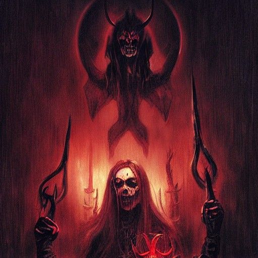 Sinister Gothic Black Metal Band by Rutkowski