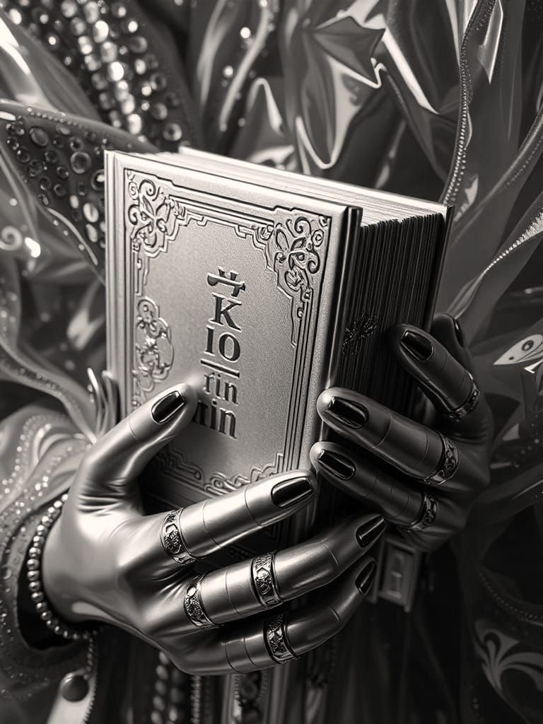 A silver-bound novel by Ko Rin