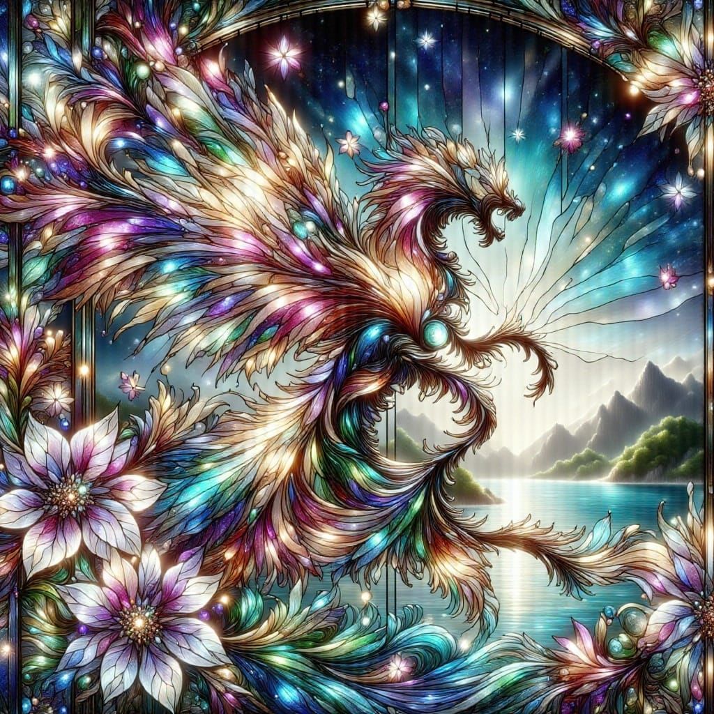 Magical Stained Glass Window Art