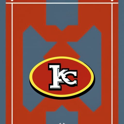 Kansas City Chiefs Pop Art Screen Print