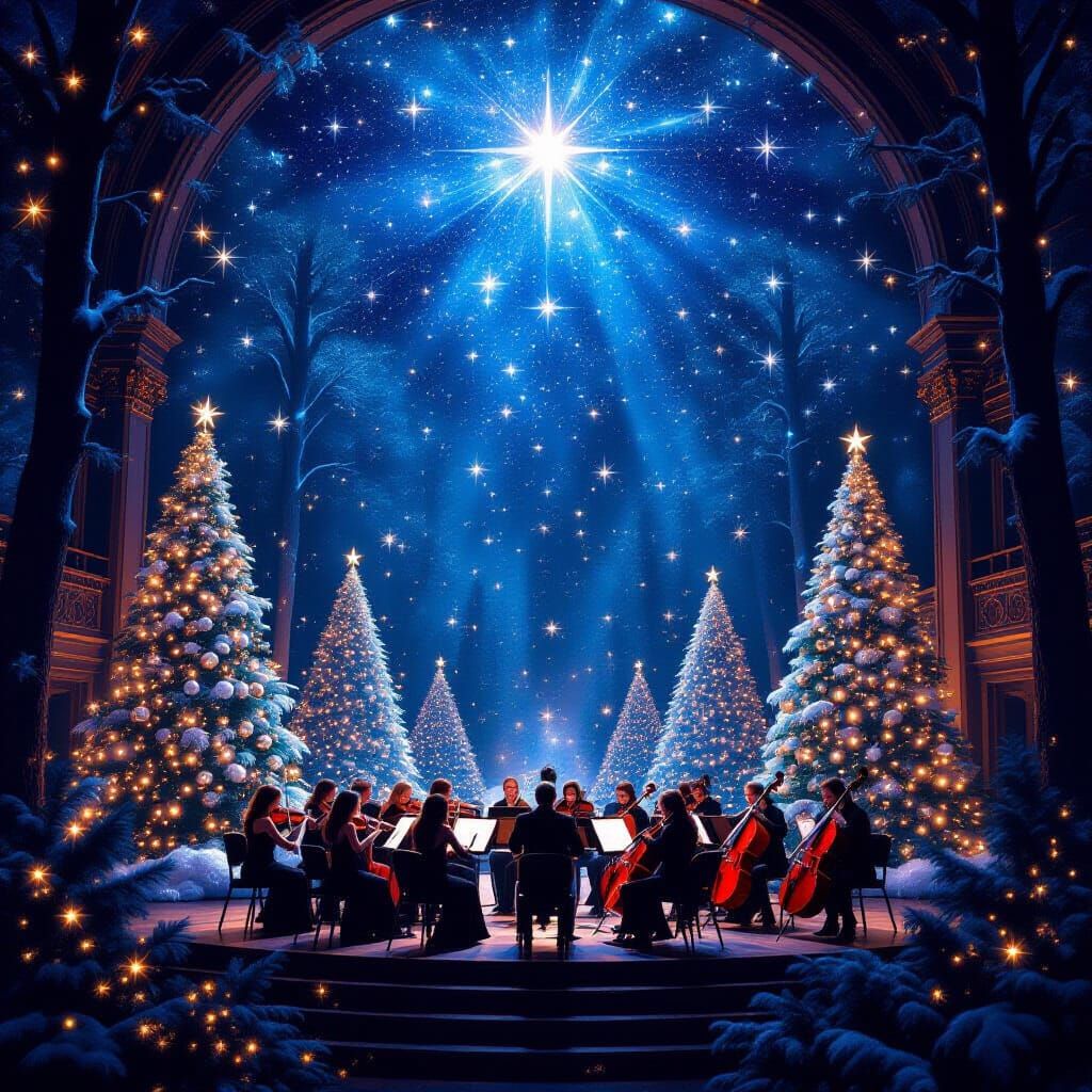 Cosmic Christmas Concert in Enchanted Forest Hall