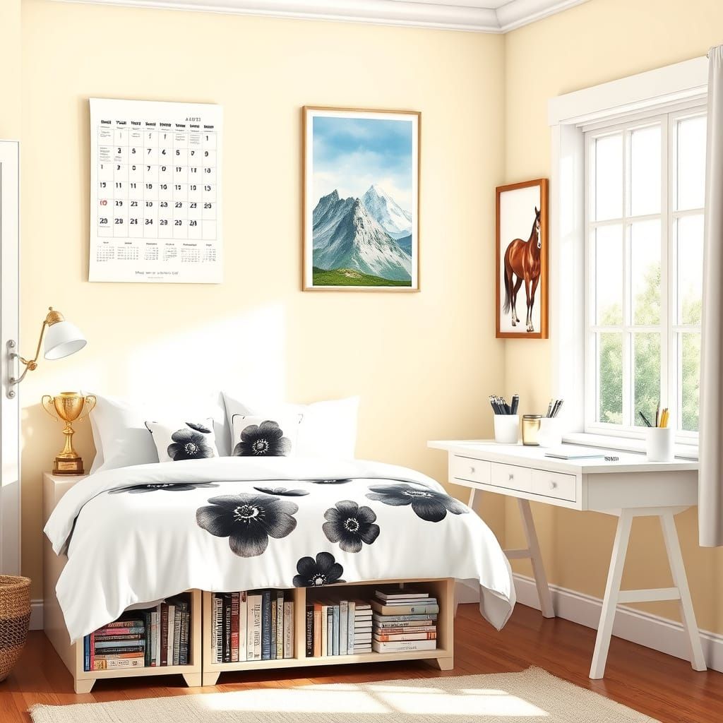 Cozy Cream-Colored Bedroom Sanctuary