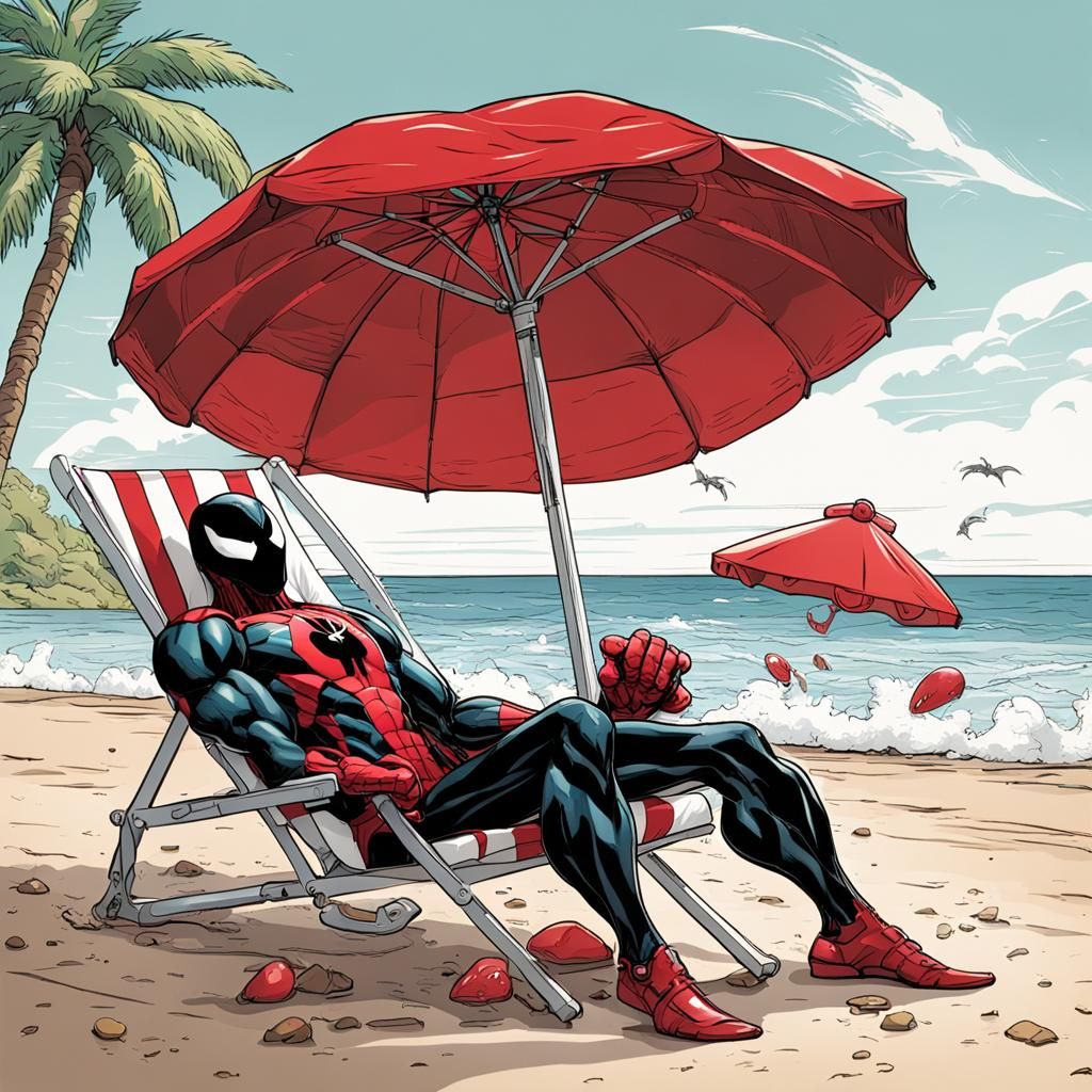Venom and Iron Man on Vacation
