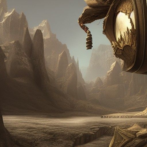 Evocative Matte Painting of Sadness