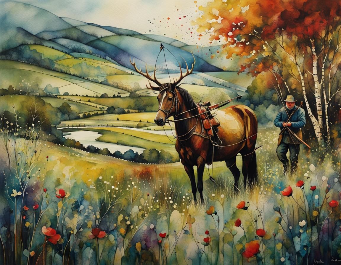 Field Archery in the Scottish Highlands: Folk Art