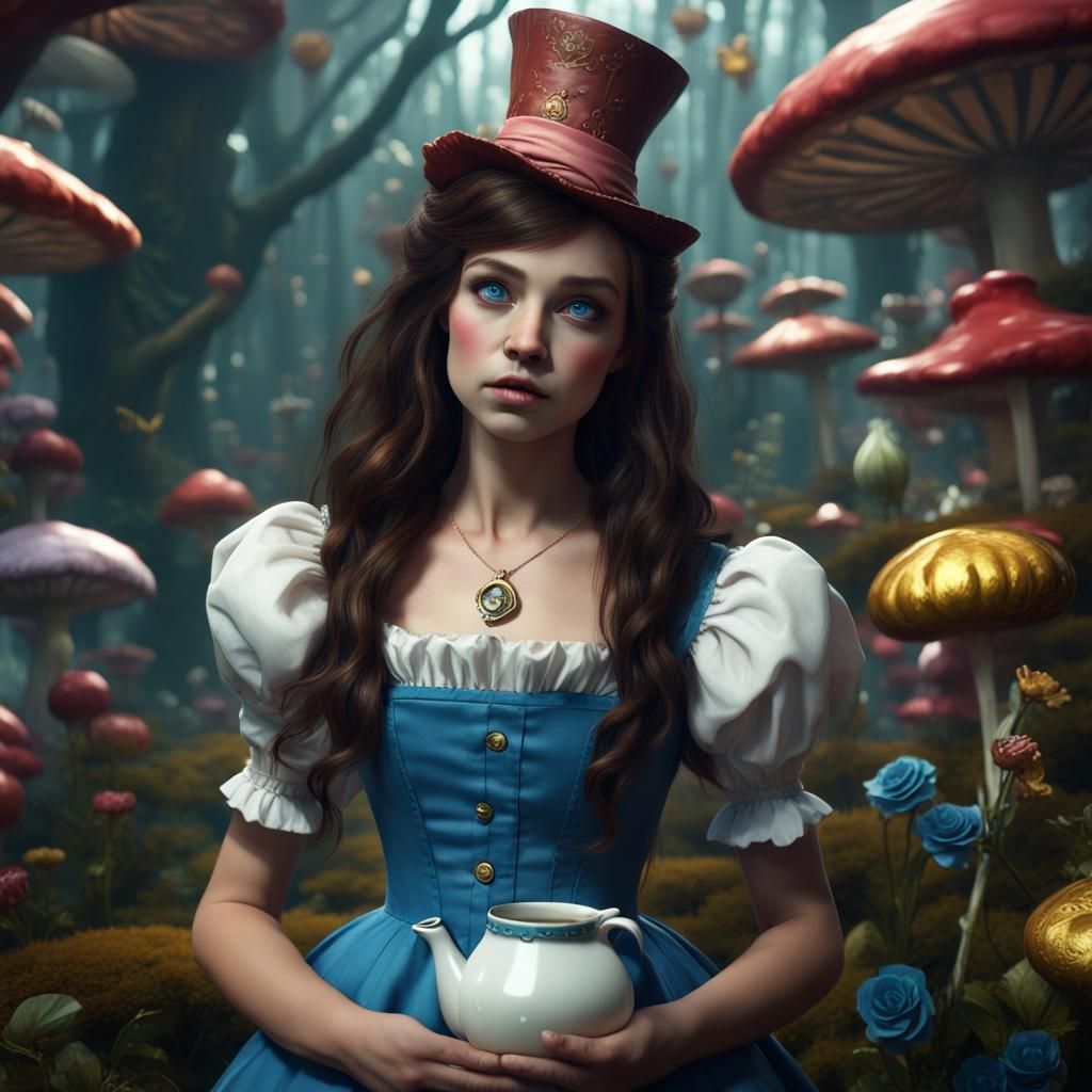 Alice in Wonderland: Detailed Matte Painting