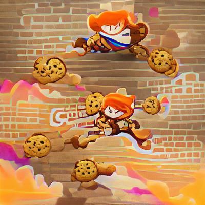 Gingerbread Man Cartoon Character