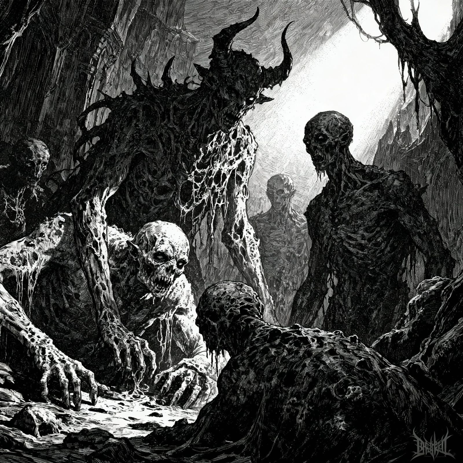 Black Metal Art: Hellish Horrors in Gustave Doré Style