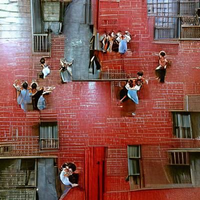West Side Story Inspired Digital Art