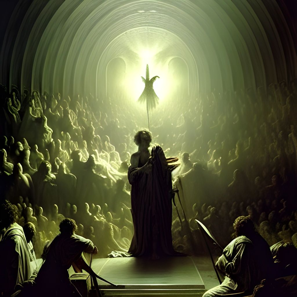 Glorious Angel Rules the Seventh Hour of Night