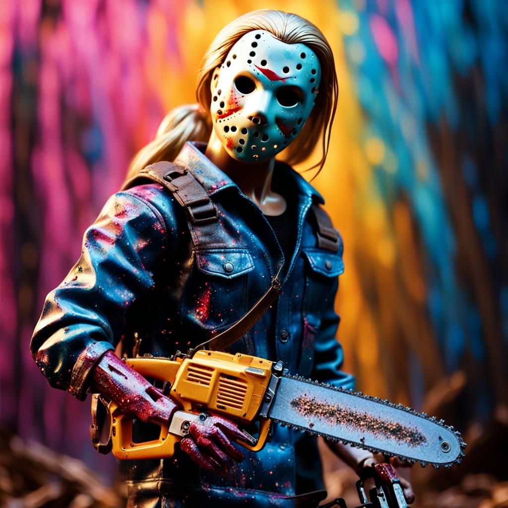 Jason Voorhees Barbie Doll Concept Art