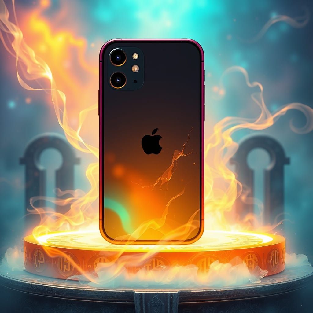 iPhone 16 in a Dreamlike, Fantasy Realm
