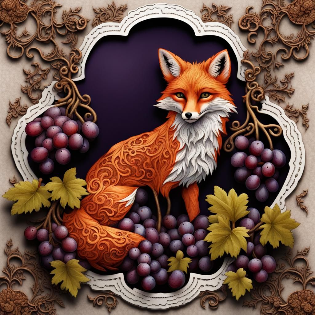 Fox and grapes.