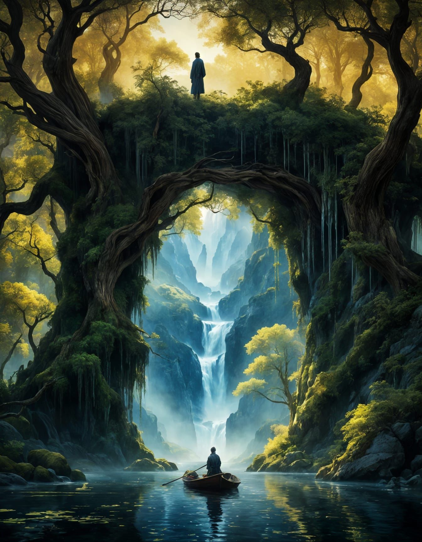 Ethereal Waterscape in a Fantasy Style