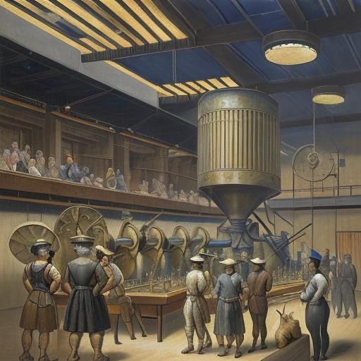 Antique Steam Turbine Replacing Ancient Greek Technology