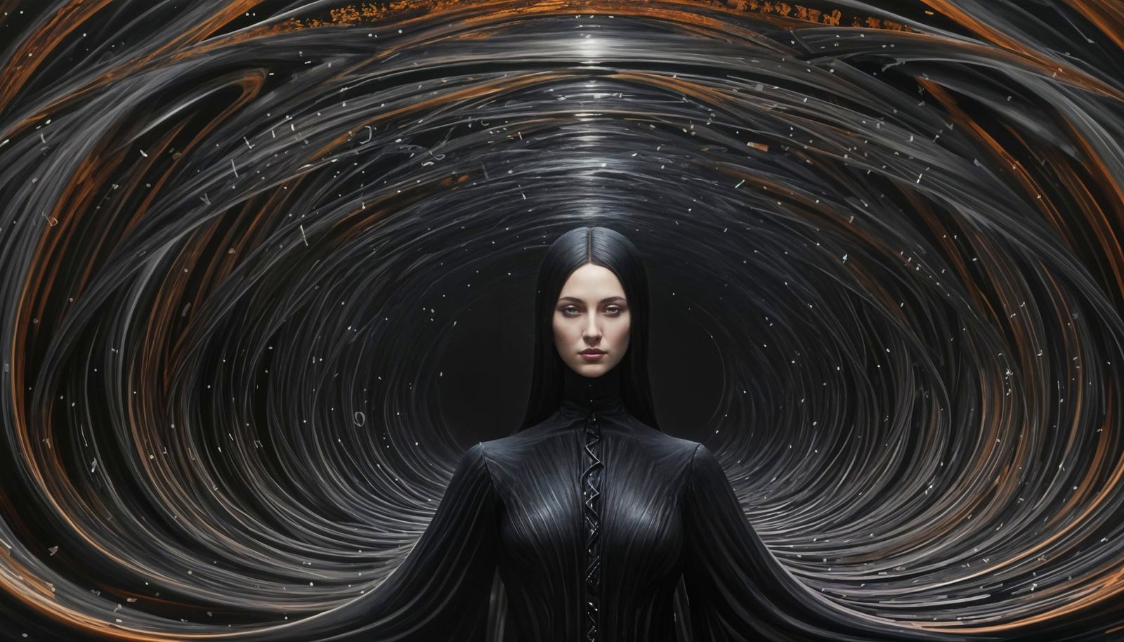 Mysterious Woman in Black Shatters the Norms in Hyperdetaile...