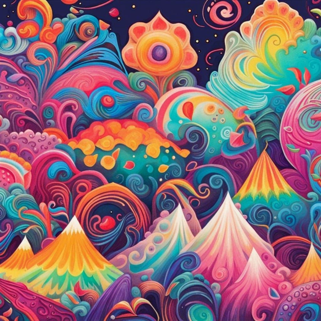 Native American Cat Chief with Cloud Crown