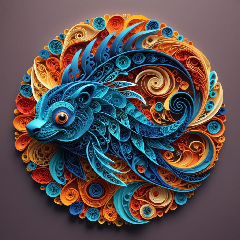 Playful Creatures in Whimsical Paper Art